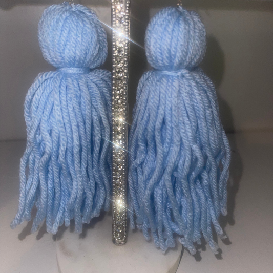 Light  Blue Tassels