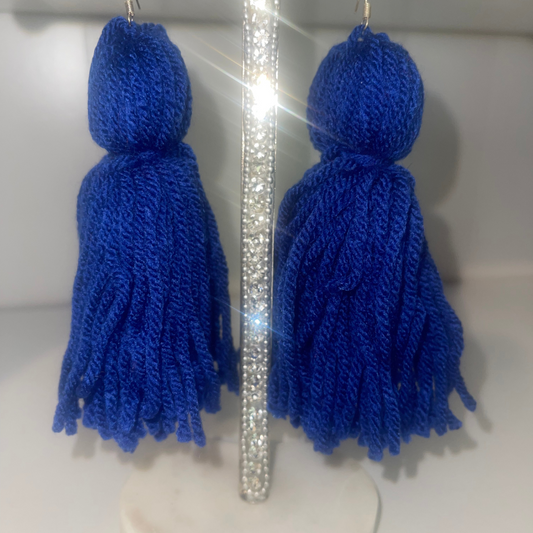 Royal Blue Tassels